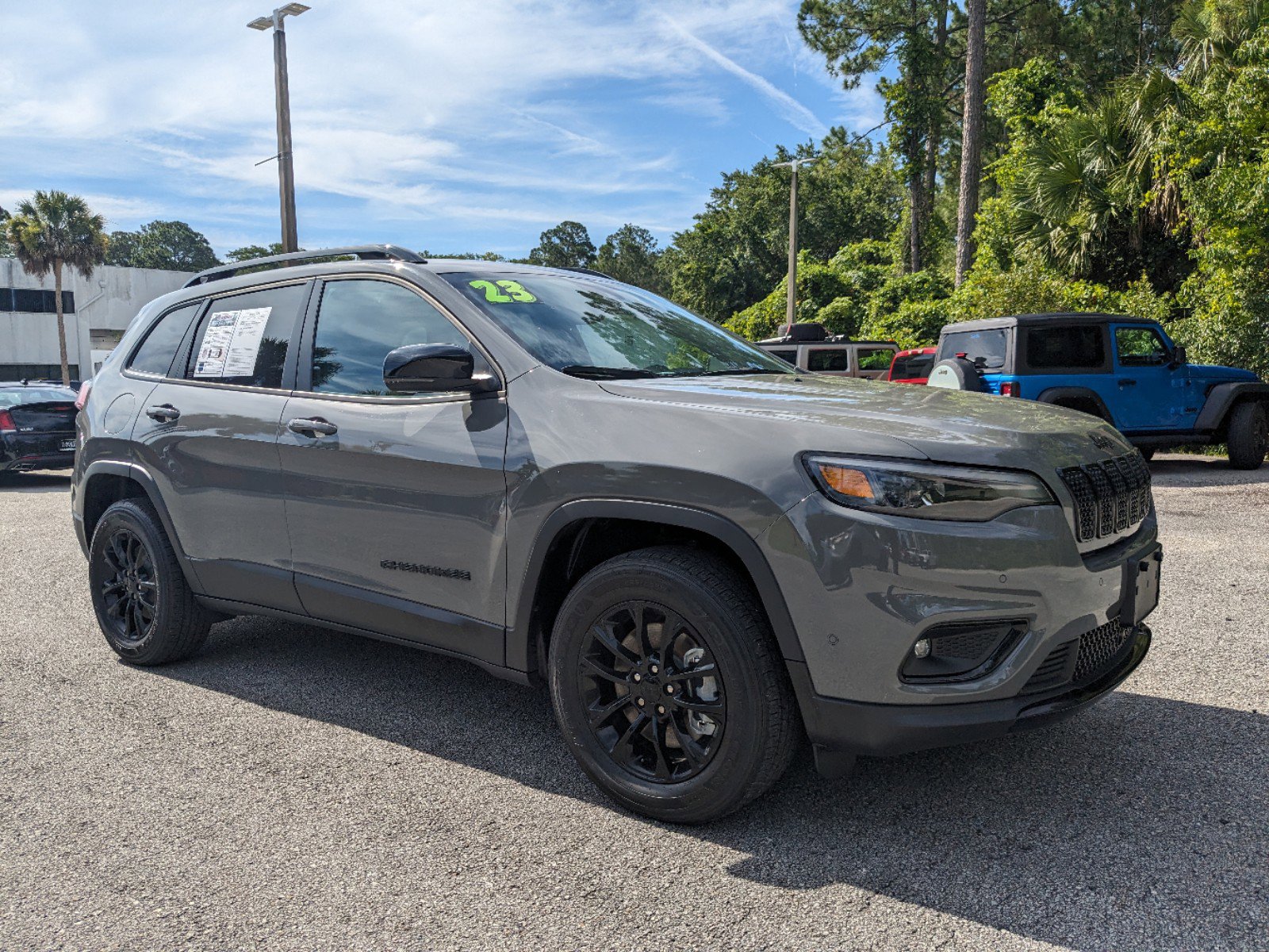 Used 2023 Jeep Cherokee Altitude Lux with VIN 1C4PJMMB6PD109595 for sale in Palm Coast, FL