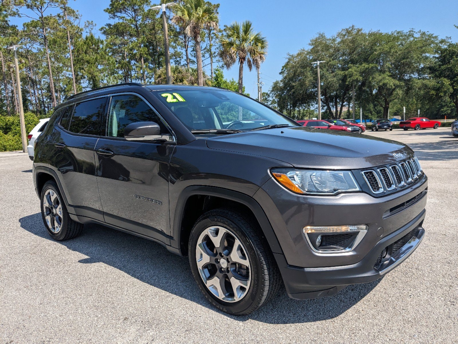 Used 2021 Jeep Compass Limited with VIN 3C4NJDCB3MT602827 for sale in Palm Coast, FL