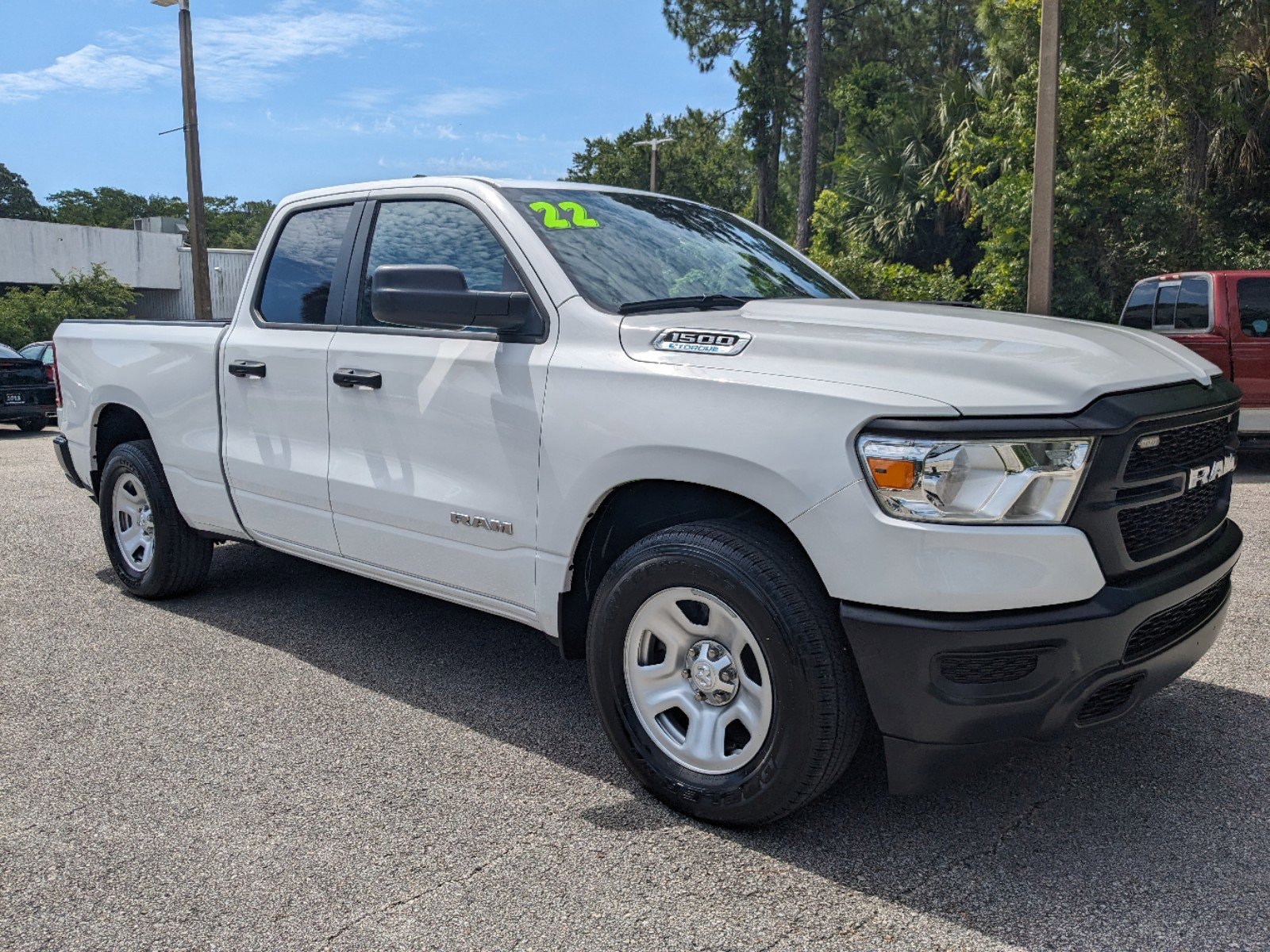 Used 2022 RAM Ram 1500 Pickup Tradesman with VIN 1C6SRECG6NN436065 for sale in Palm Coast, FL