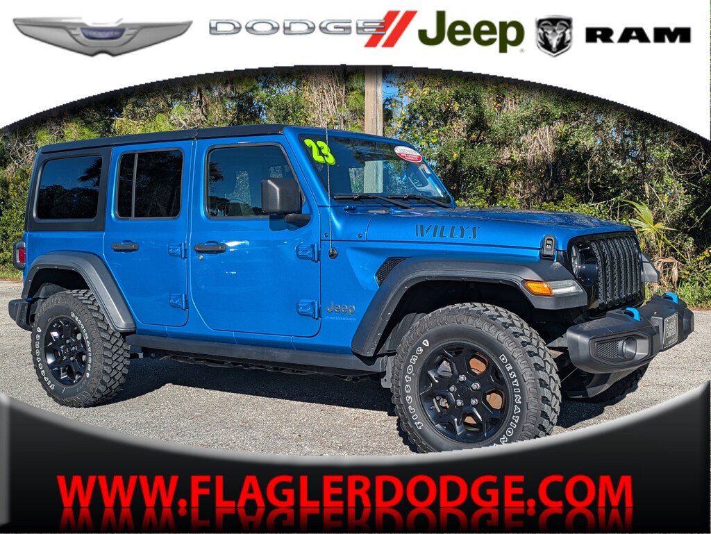 Certified 2023 Jeep Wrangler Willys 4x4 SUV