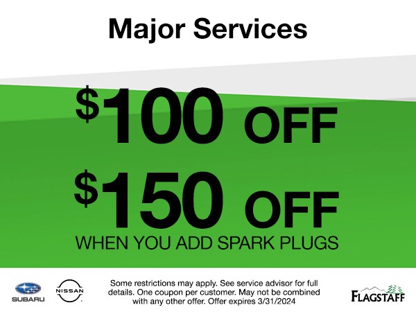 Subaru oil sale change coupons