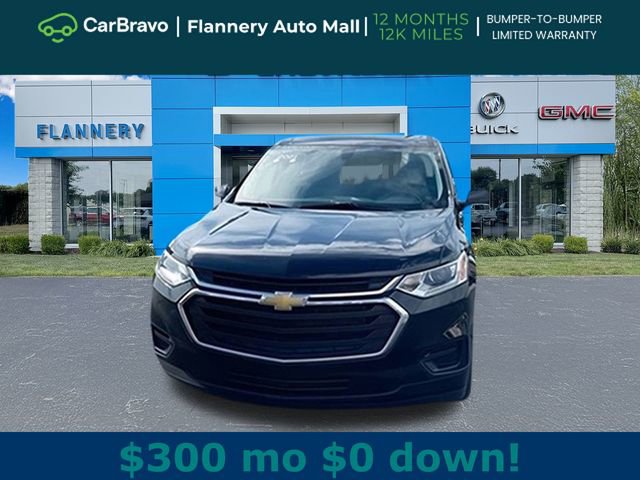 Used 2021 Chevrolet Traverse LS with VIN 1GNERFKW0MJ156837 for sale in Bad Axe, MI