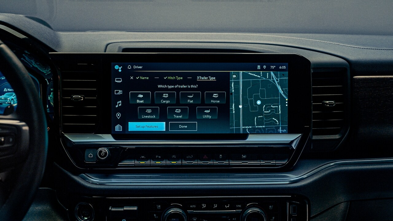  2026 Chevrolet Silverado 1500 High Country Interior Towing Technology