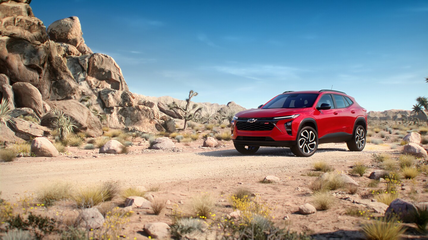  2025 Chevy Trax in the desert
