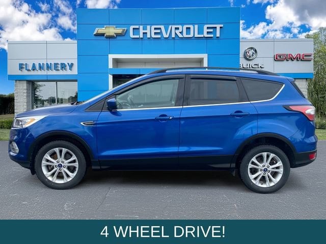 Used 2018 Ford Escape SEL with VIN 1FMCU9HD4JUB87746 for sale in Bad Axe, MI
