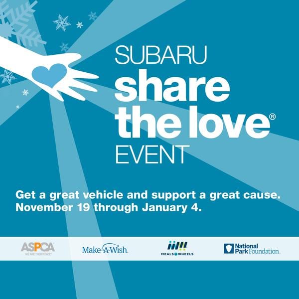 Subaru Share the Love Event near Ward Colorado