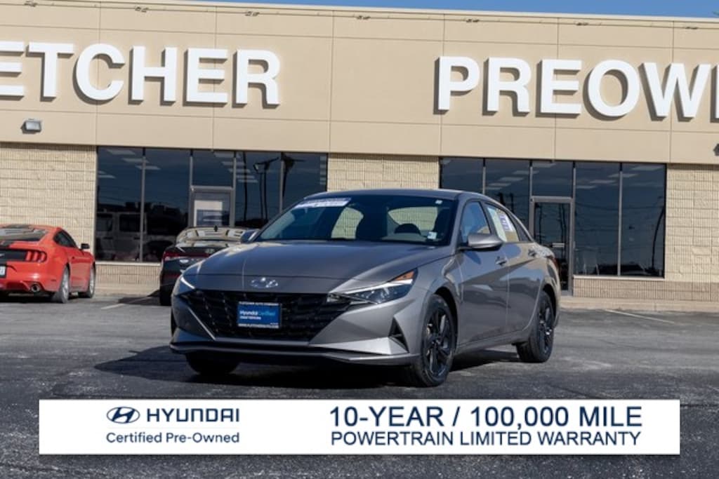 Used 2023 Hyundai Elantra HEV Blue Sedan