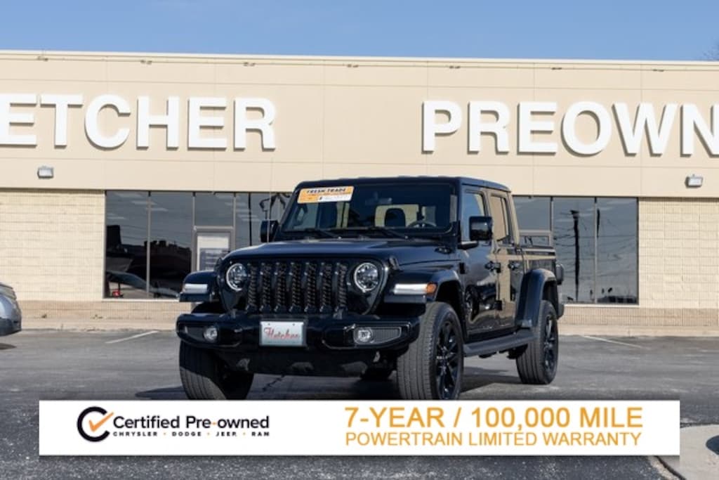 Certified 2023 Jeep Gladiator Overland Truck Crew Cab