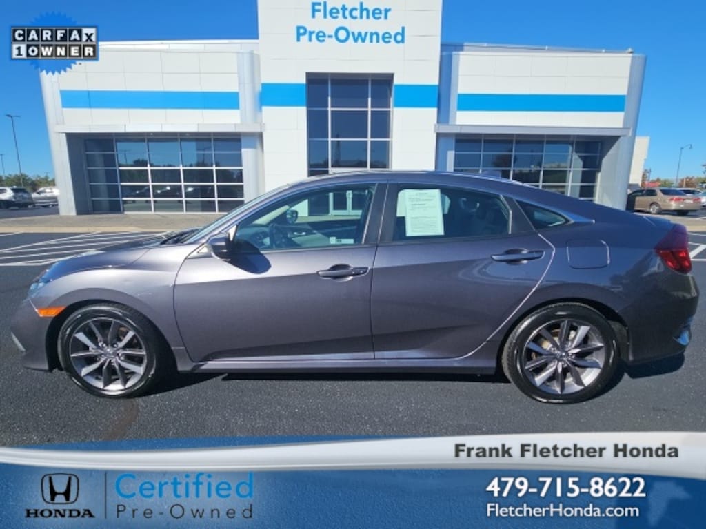 Certified 2021 Honda Civic EX Sedan