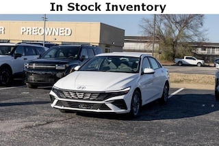 2026 Hyundai Elantra Hybrid Blue Sedan