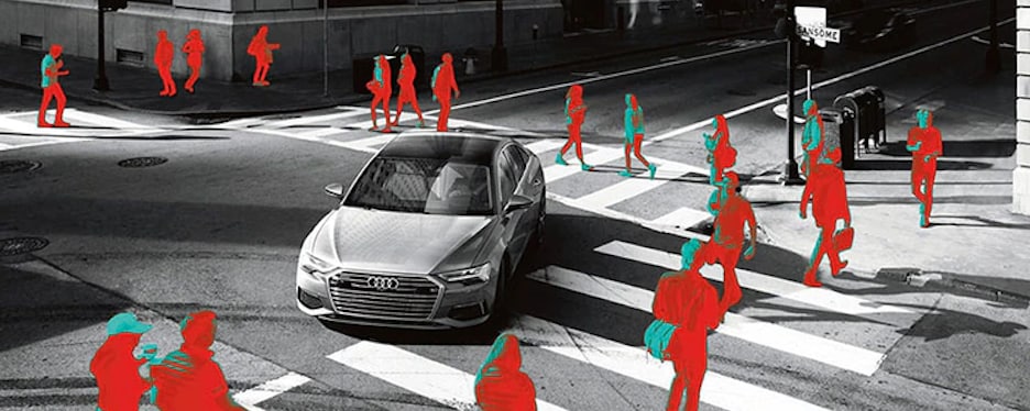 Audi preSense pedestrian spotting
