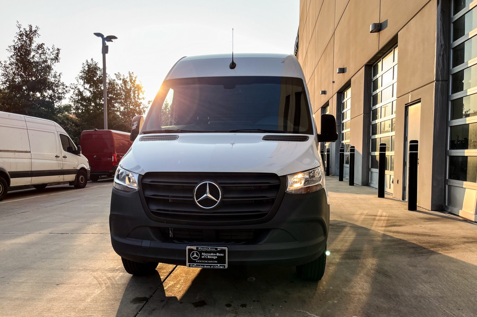 Used 2024 Mercedes-Benz Sprinter Cargo Van Base with VIN W1Y4KCHYXRT165696 for sale in Chicago, IL