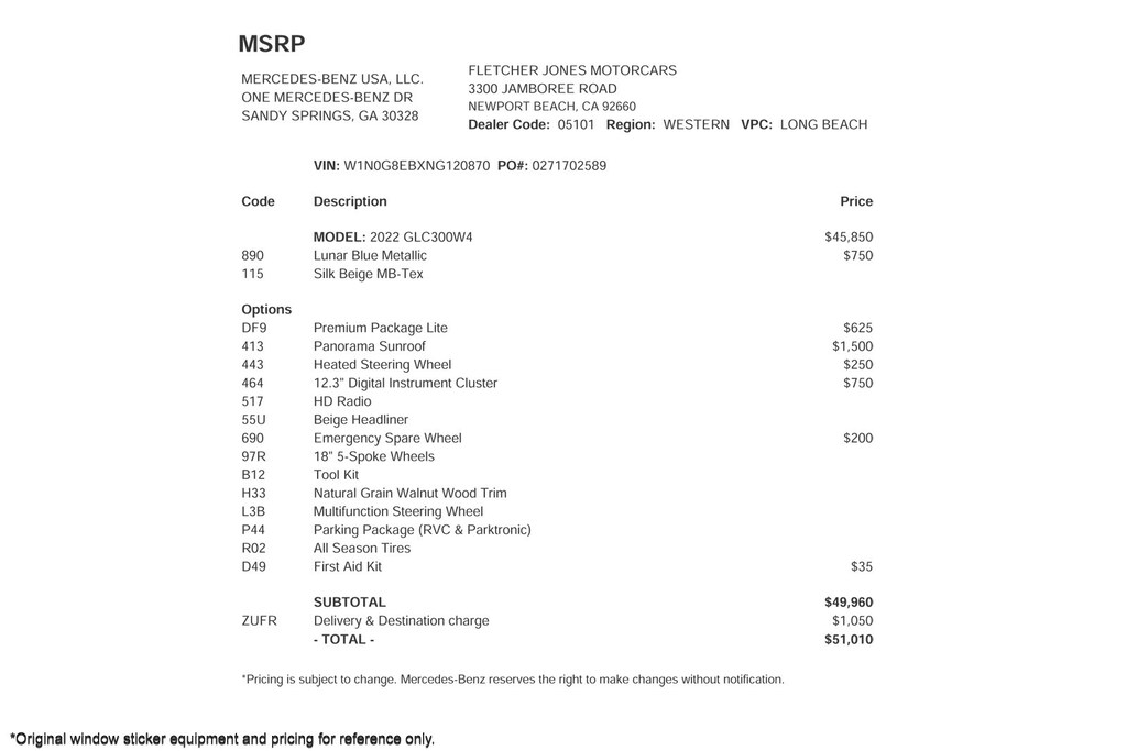 Used 2022 Mercedes-Benz GLC GLC 300 4matic SUV SUV