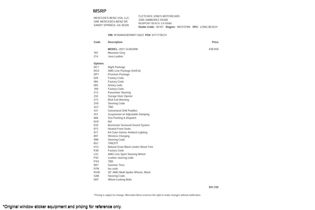 Used 2021 Mercedes-Benz GLB GLB 250 SUV SUV