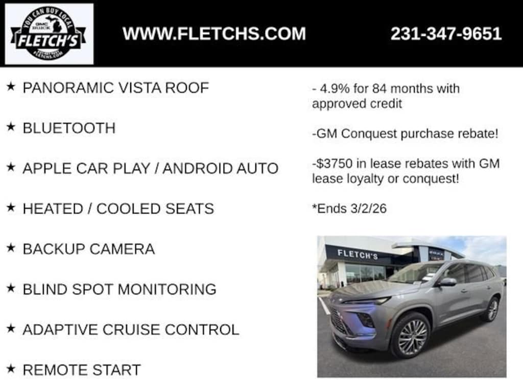 New 2026 Buick Enclave Avenir SUV