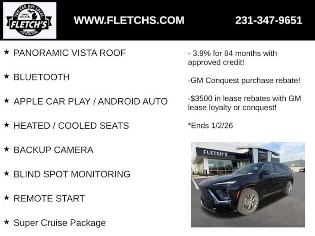 New 2026 Buick Enclave Avenir SUV