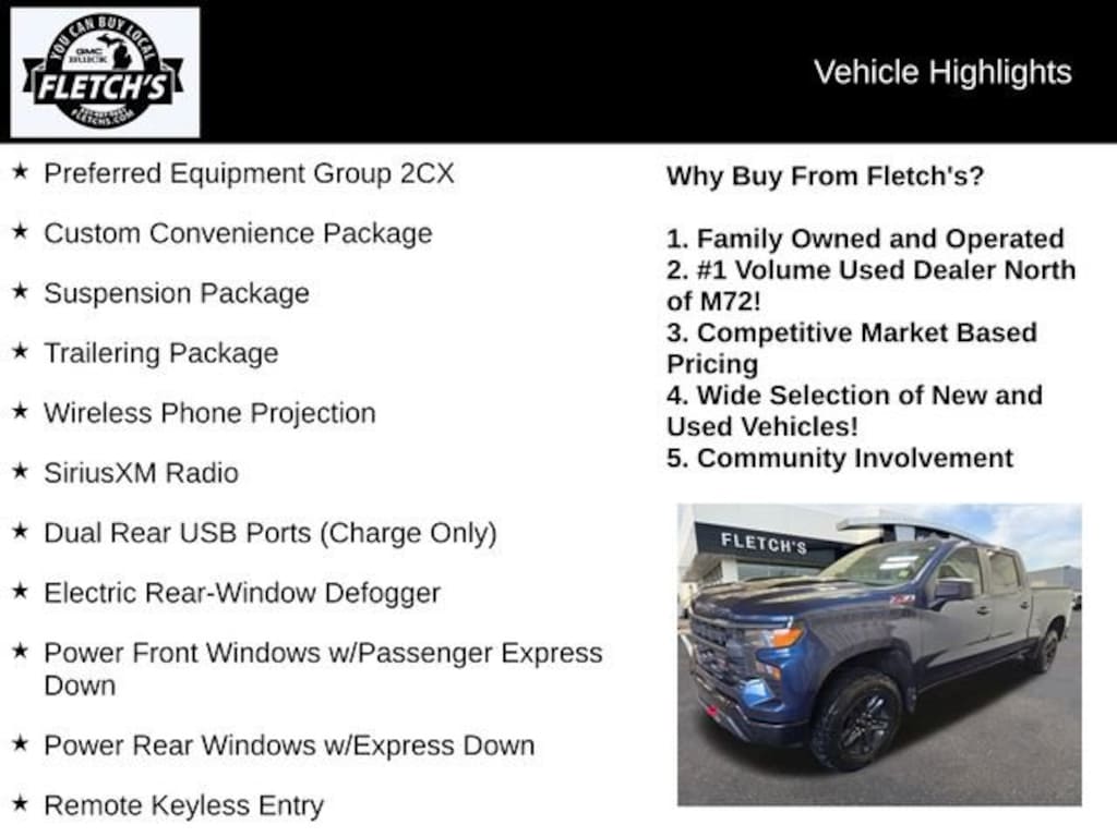 Used 2022 Chevrolet Silverado 1500 Custom Trail Boss Truck