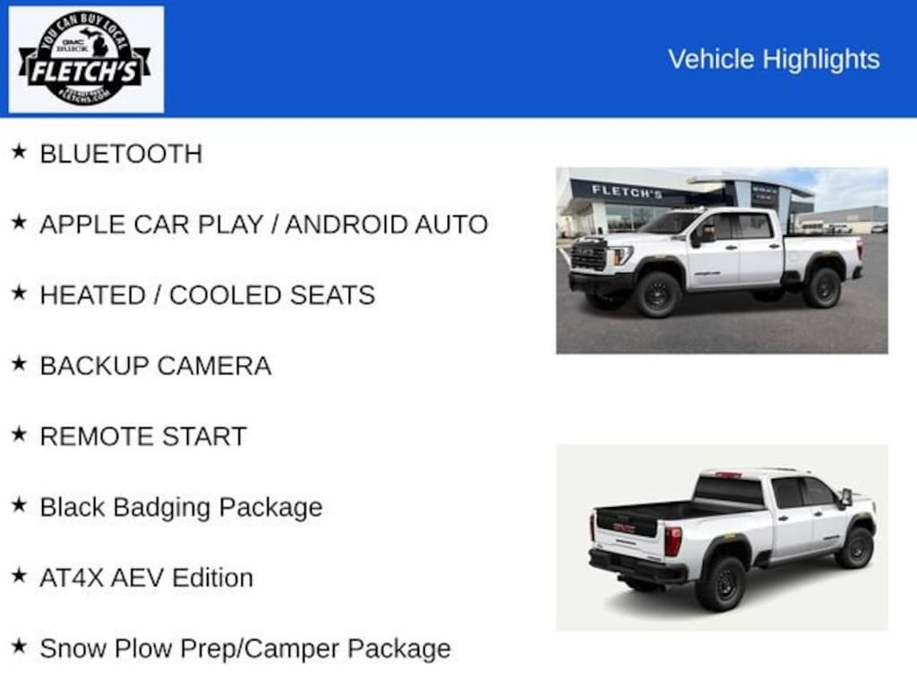 New 2026 GMC Sierra 2500 HD AT4X Truck