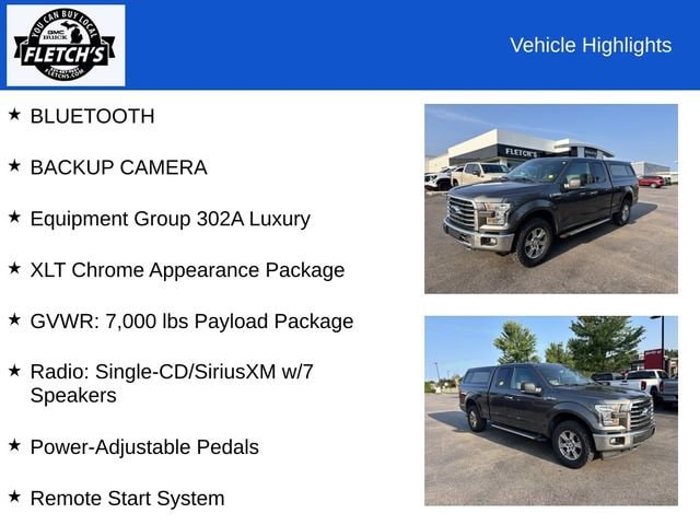 Used 2017 Ford F-150 XLT with VIN 1FTFX1EF3HKE47947 for sale in Petoskey, MI