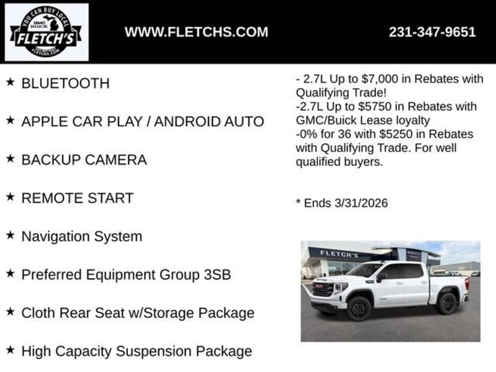 New 2026 GMC Sierra 1500 Elevation Truck