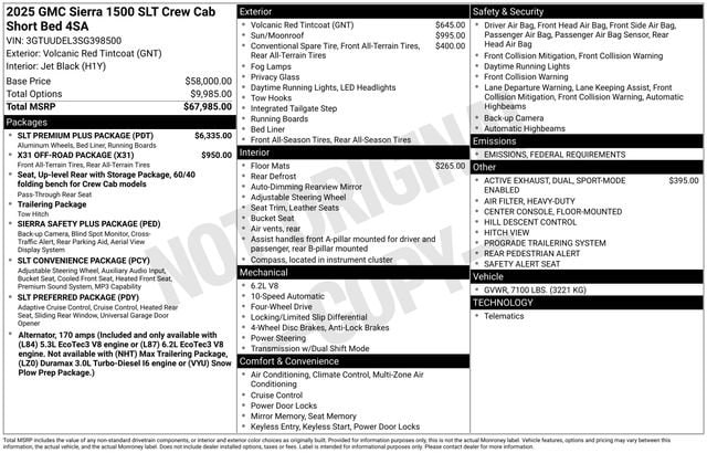 2025 GMC Sierra 1500 Truck 