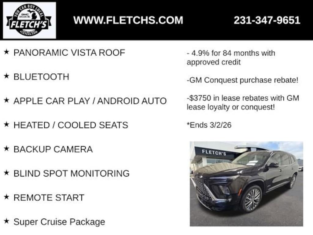 New 2026 Buick Enclave Avenir SUV