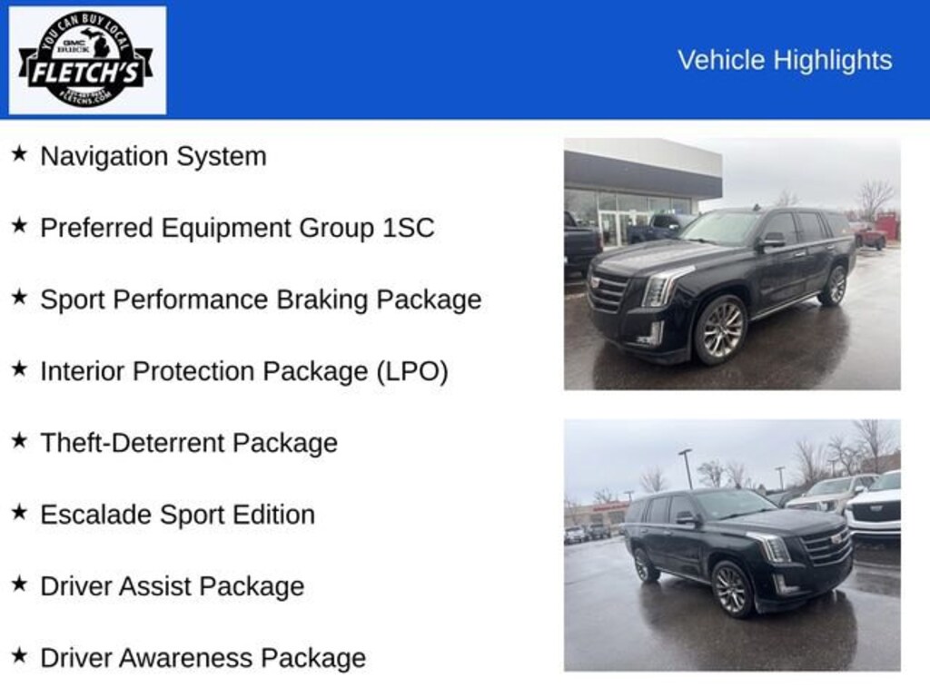 Used 2020 CADILLAC Escalade Premium Luxury SUV