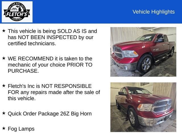 Used 2014 RAM Ram 1500 Pickup Big Horn/Lone Star with VIN 1C6RR7GT9ES365320 for sale in Petoskey, MI