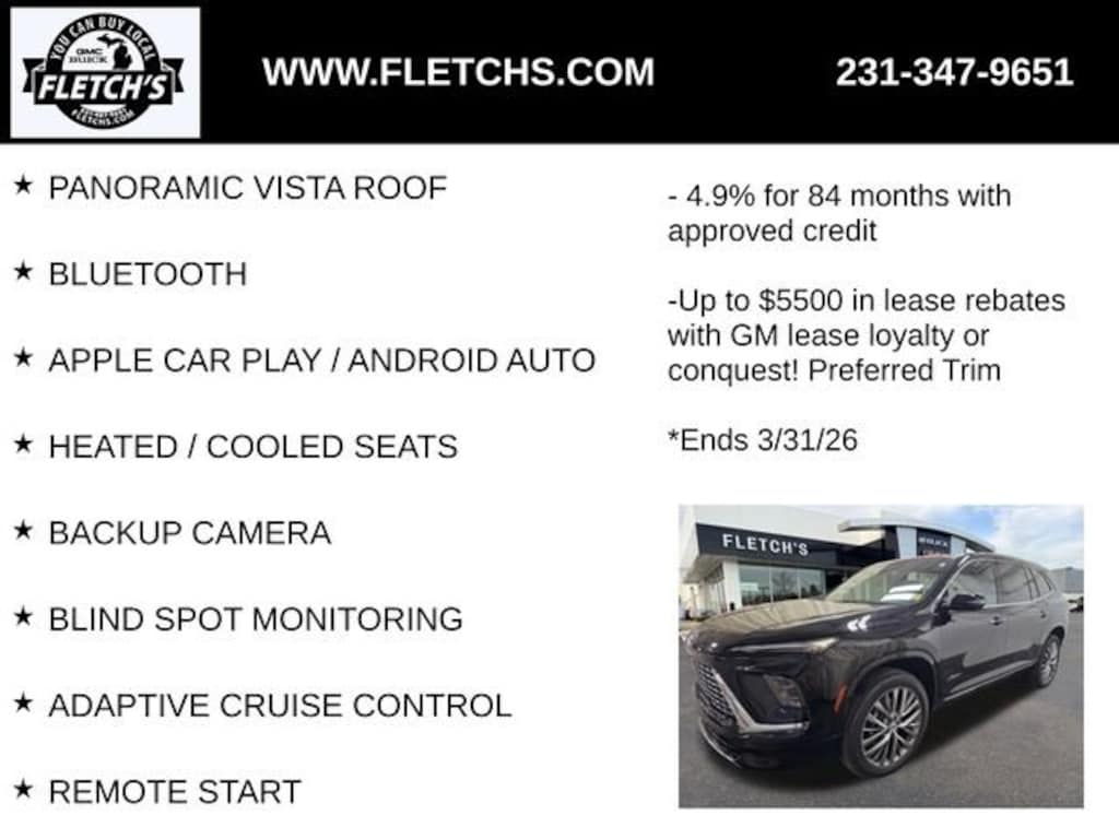 New 2026 Buick Enclave Avenir SUV