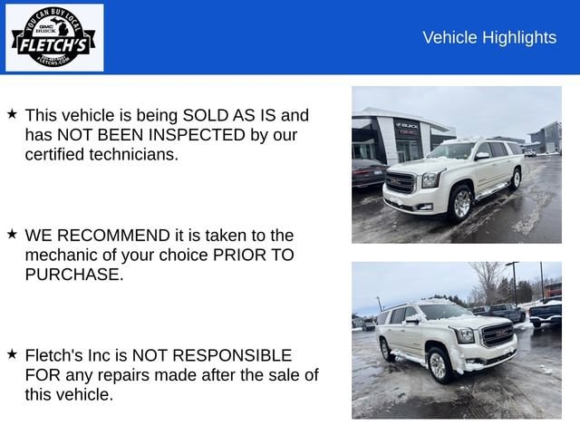 Used 2015 GMC Yukon XL SLT with VIN 1GKS2HKC6FR539319 for sale in Petoskey, MI