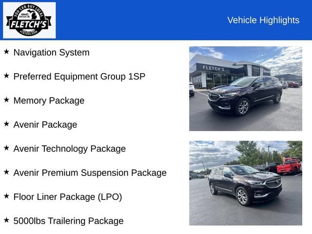 Used 2021 Buick Enclave Avenir with VIN 5GAEVCKW3MJ268360 for sale in Petoskey, MI