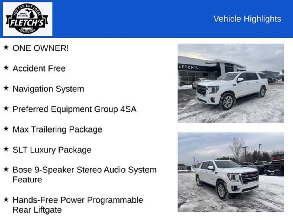 Used 2023 GMC Yukon XL SLT SUV