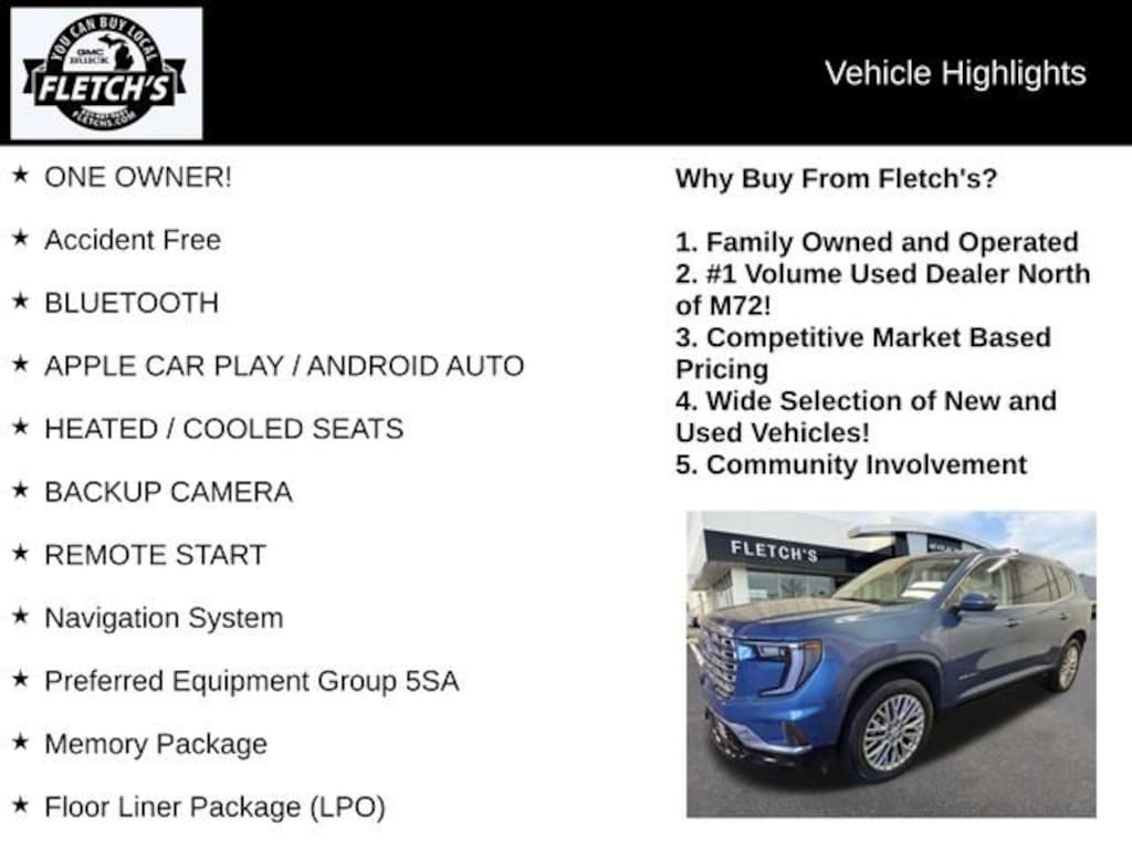 Used 2024 GMC Acadia Denali SUV