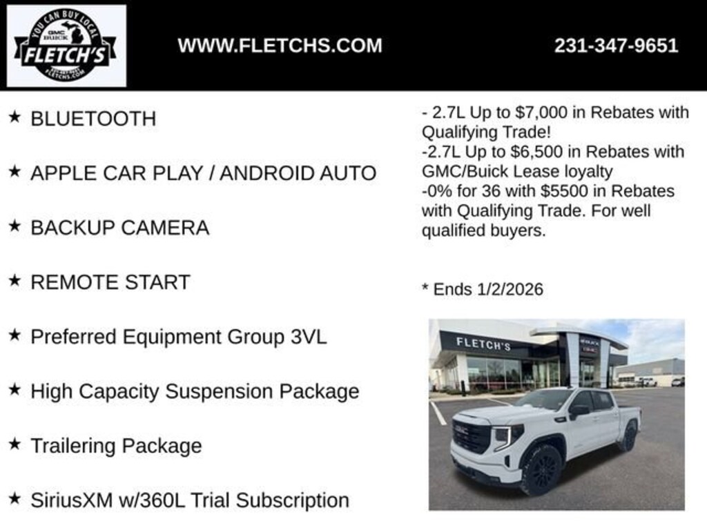 New 2026 GMC Sierra 1500 Elevation Truck