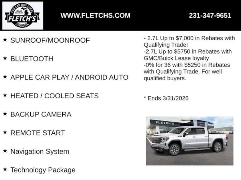 New 2026 GMC Sierra 1500 Denali Truck