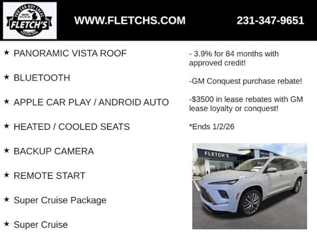 New 2026 Buick Enclave Avenir SUV