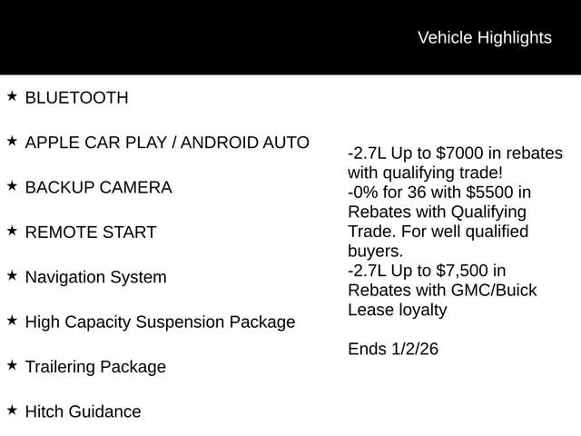 2026 GMC Sierra 1500 Truck 