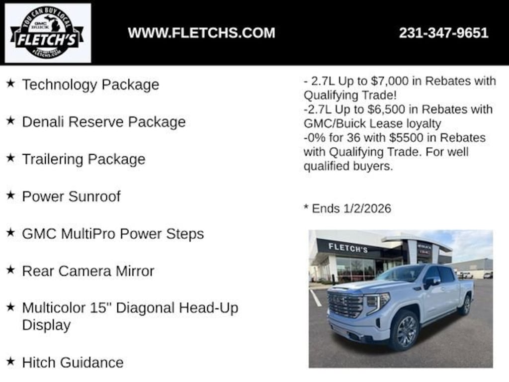 New 2026 GMC Sierra 1500 Denali Truck