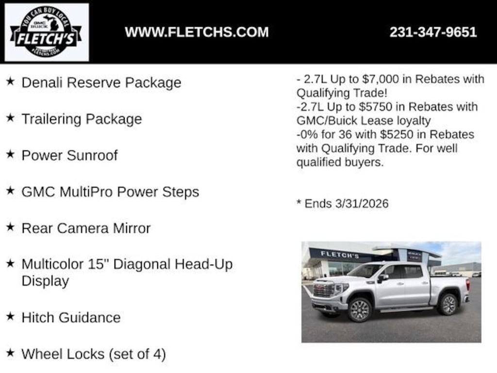 New 2026 GMC Sierra 1500 Denali Truck