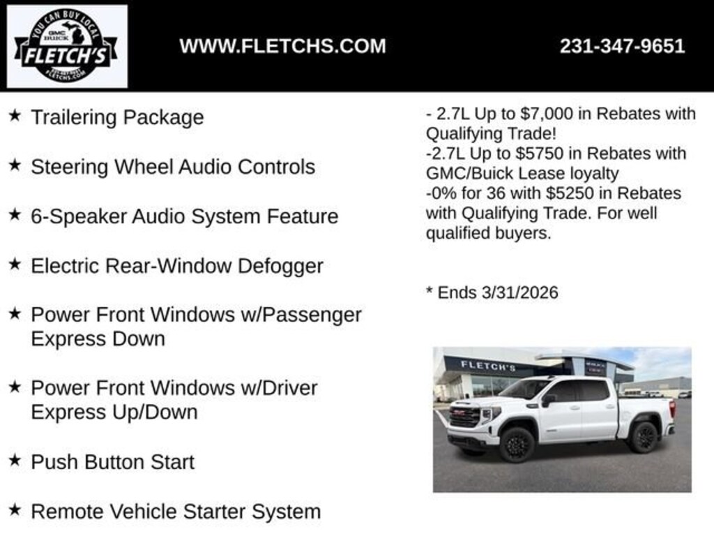 New 2026 GMC Sierra 1500 Elevation Truck