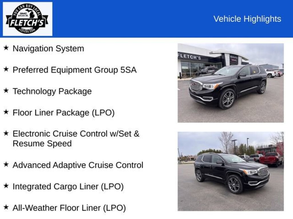 Used 2019 GMC Acadia Denali SUV