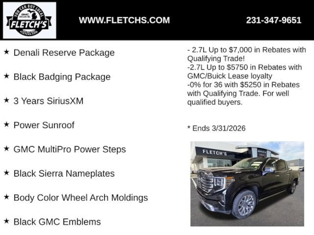 New 2026 GMC Sierra 1500 Denali Truck