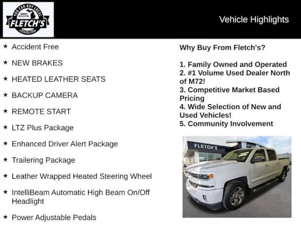 Used 2018 Chevrolet Silverado 1500 LTZ Truck