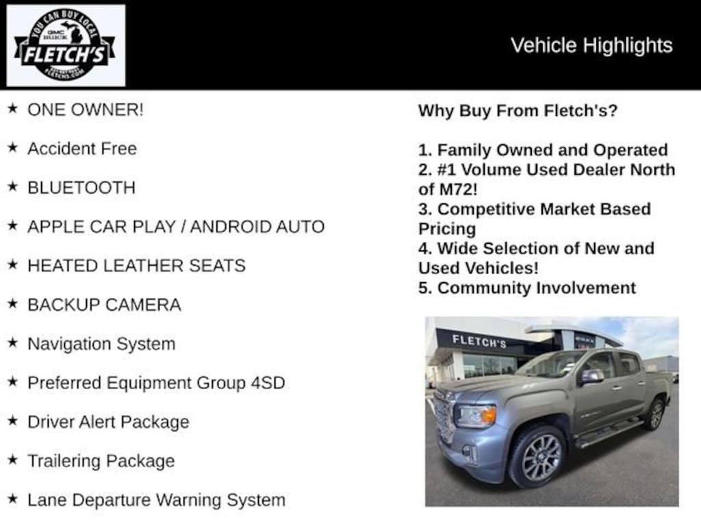 Used 2021 GMC Canyon 4WD Denali Truck