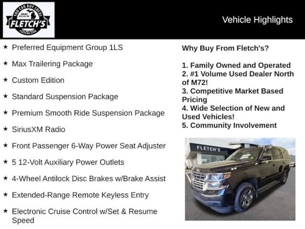 Used 2019 Chevrolet Tahoe LS SUV