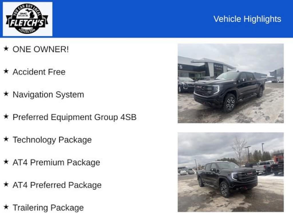 Certified 2025 GMC Sierra 1500 AT4 Truck