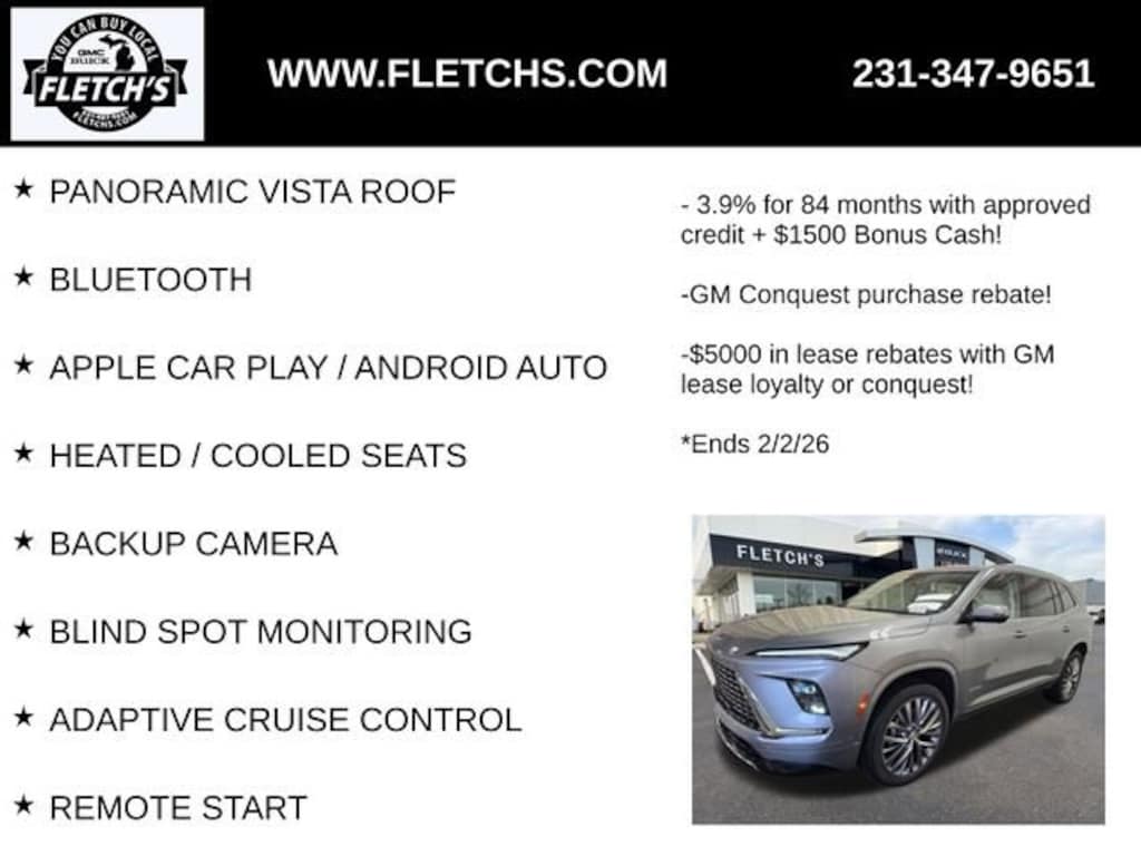 New 2026 Buick Enclave Avenir SUV