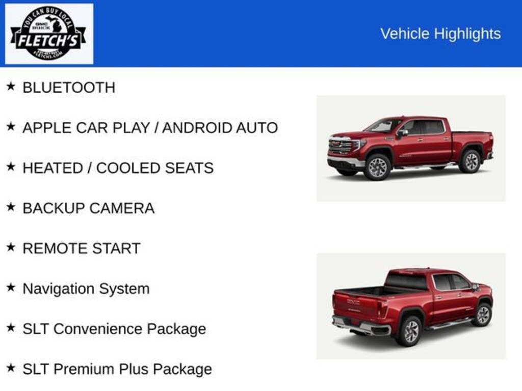 New 2026 GMC Sierra 1500 SLT Truck