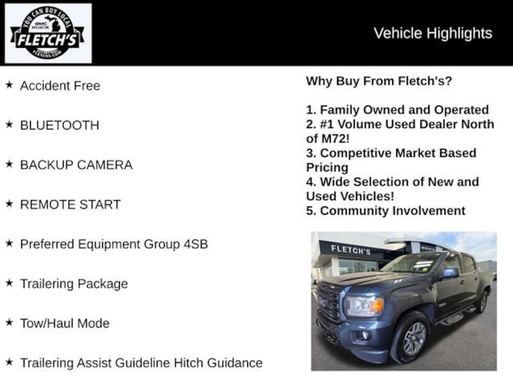 Used 2019 GMC Canyon 4WD All Terrain w/Cloth Truck