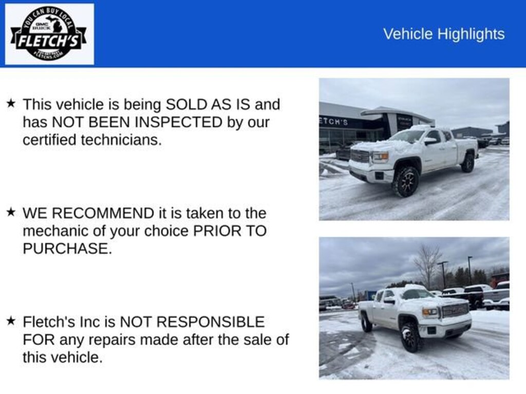 Used 2014 GMC Sierra 1500 SLE Truck